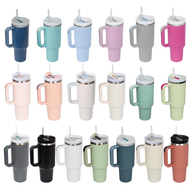 40oz Tumbler Heat Insulated Stainless Steel Cup Double Wall Vacuum Flask Thermo Vehicle Sports Coffee Tea Mug Water Bottle with Handle Lid Straw – Water Bottle and Stainless Steel Water Bottle price