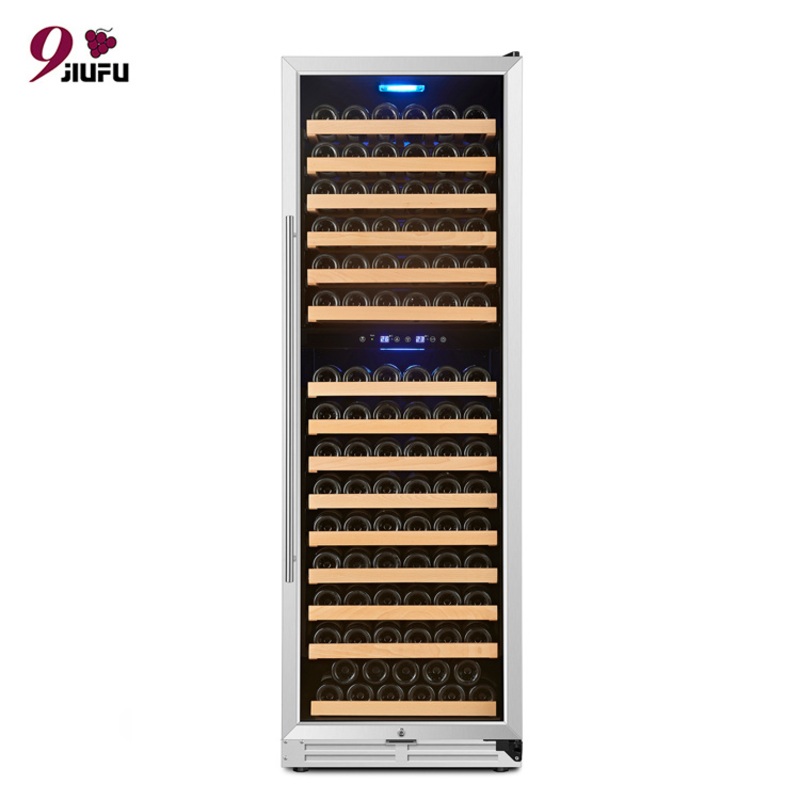 420L Dual Temp Zone Compressor Freestading Wine Cooler 168 Bottles Electric Wine Cooler Humidor Fridge Mini Fridge Refrigerator – Wine Cooler and Wine price