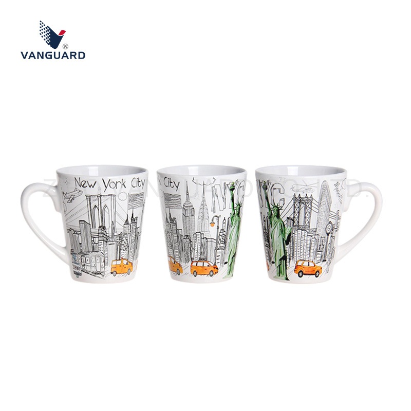 China Ceramic Factory Decal Porcelain Coffee Mug 305ml Souvenirs Mug White Gift Ceramic Mug Custom Ceramic Travel Mug for Daily Use – Ceramic Travel Mug and Gift Ceramic Mug price
