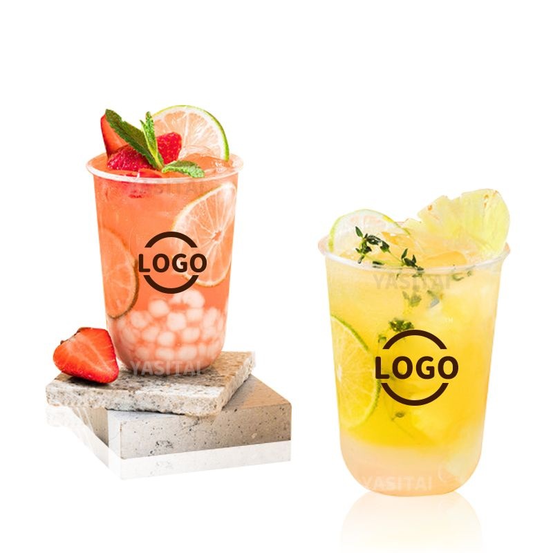 Clear Pet U Shape Plastic Dessert Cups with Bear Ear Dome Lids – Disposable Cup and Pet Cup price