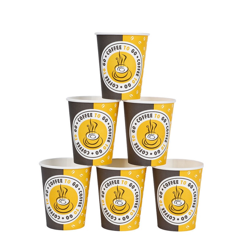 Coffee Cups Pure Wood Pulp Disposable Hot Drink Takeout Milky Tea Single Wall 8b Oz Coffee Cups with Plastic Lids – 8oz Paper Cup and Paper Coffee Cup price