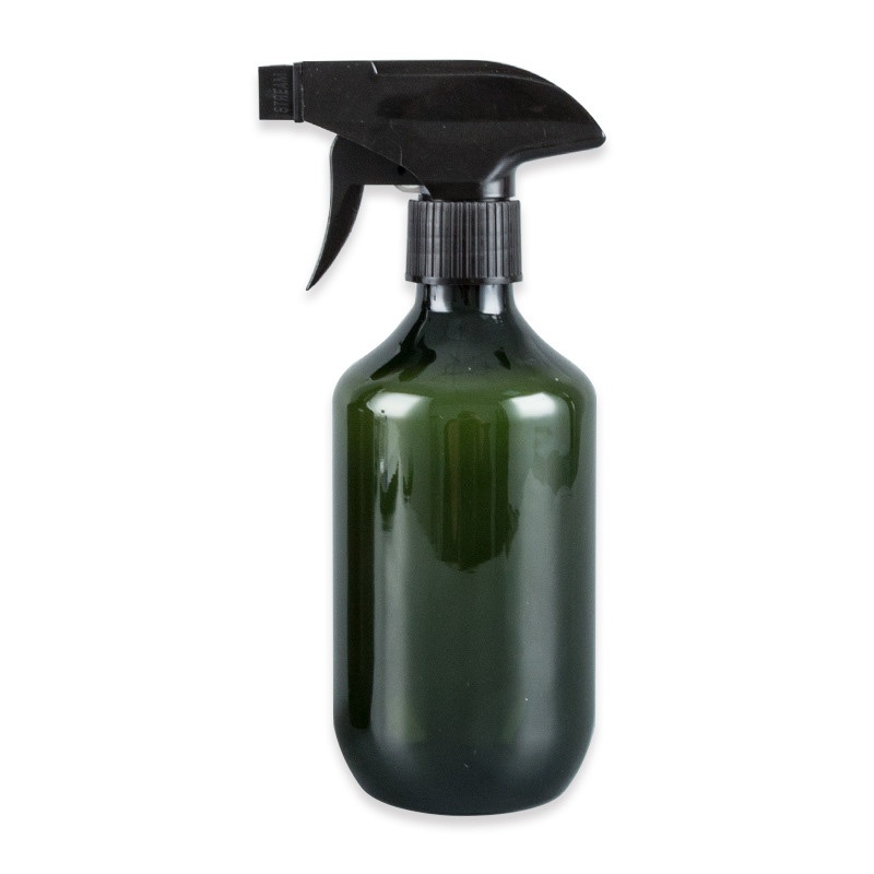 Custom 500ml Green Bottles Fine Mist Trigger Water Oil Spray Bottle for Cleaning Solutions – Pump Sprayer Bottles and Plastic Pet Bottle