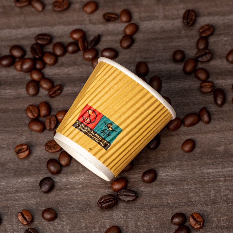 Custom Disposable 8oz 12oz Double Ripple Wall Coffee Paper Cups – Ripple Paper Cup and Coffee Paper Cup price