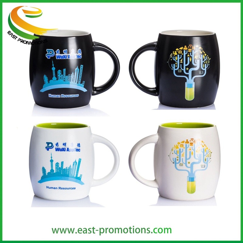 Customized Logo Printing Sublimation Porcelain Ceramic Mug Wine Barrel Big Belly Cup – Gift Mug and Ceramic Mug price