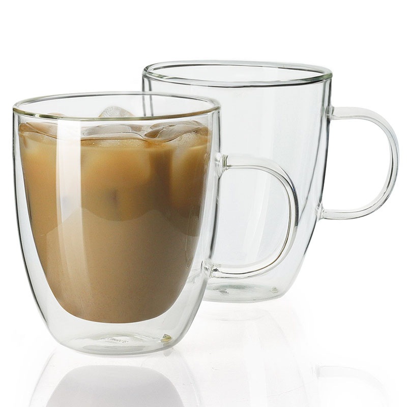 Dishwasher Microwave Safe Coffee Mug Double Wall Glass Cups – Borosilicate Glass Cup and Borosilicate Cup price