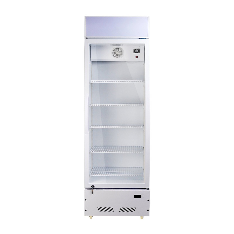 Event Beverage Cooler Sing Door Exterior Black/White PCM Customized Support – Beverage Cooler and Refrigerator price