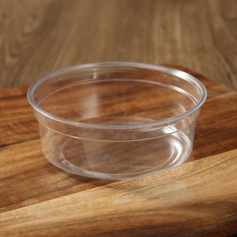 Factory Direct Sales Food Grade Pet RPET Disposable Plastic Cup Used for Deli – Deli Cup and Plastic Deli Cup price