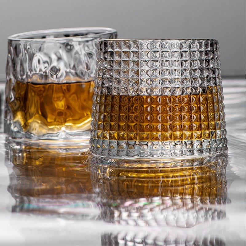 Lead-Free Glassware  Round Base Wine Glass & Whiskey Glass – Glassware and Wine Glass price