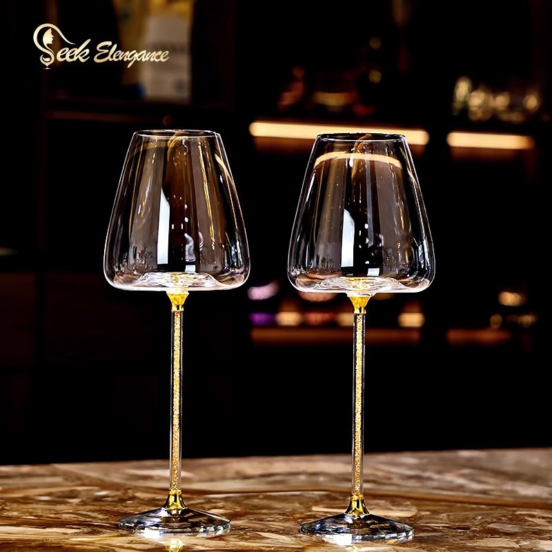 Luxury Glassware  Burgundy Wine Glass & Concave Cup Glass Cup – Glassware and Wine Glass price