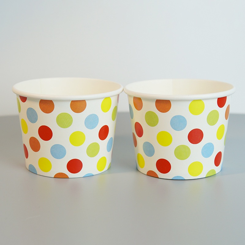 Wholesale Disposable Custom Printed Paper Ice Cream Cup with Lid – Ice Cream Cup and Paper Cup price