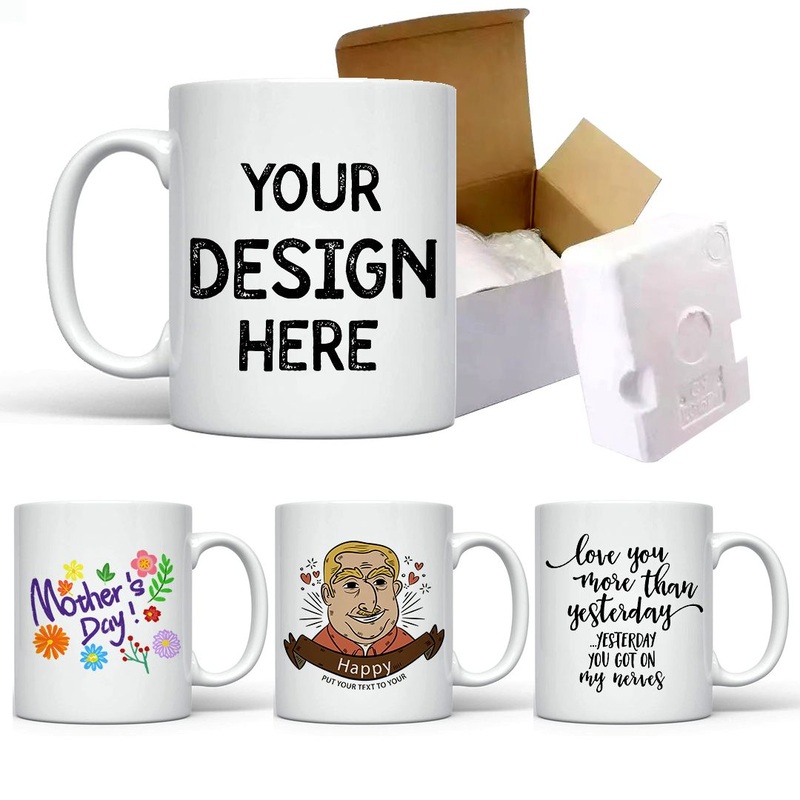 Wholesale Sublimation 11oz Porcelain Cup Coffee Mug with Custom Decal Design – Sublimation and Wholesale price