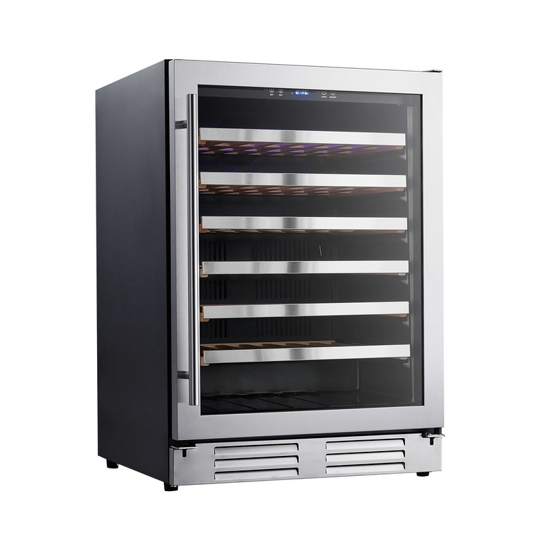 135L 54 Bottles Single Zone Household or Commercial Wine Refrigerator Cooler – Refrigerator and Mini Refrigerator price