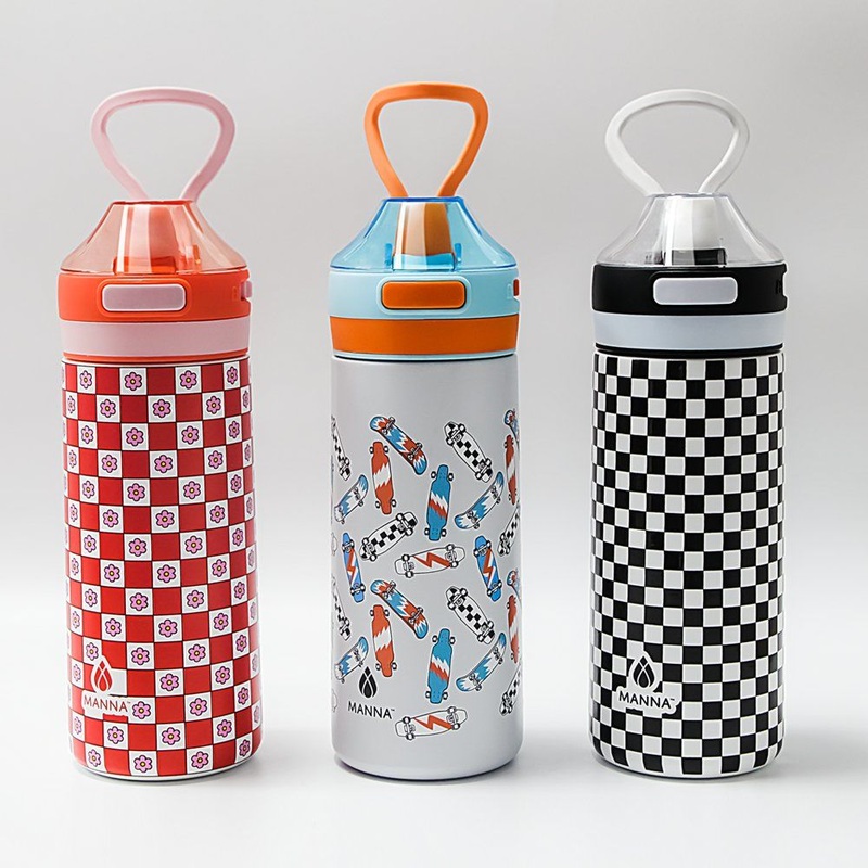 Custom Logo 12oz 16oz Double Wall Locking Lid Flask BPA Free Stainless Steel Vacuum Insulated Thermos Thermal Travel Sports Drinking Water Bottle for Kid – Stainless Steel Water Bottle and Custom Logo Water Bottle price