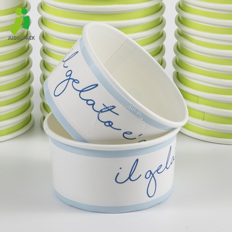 Disposable Ice Cream Paper Cup Frozen Yogurt Paper Cup – Paper Cup and Ice Cream Cup price