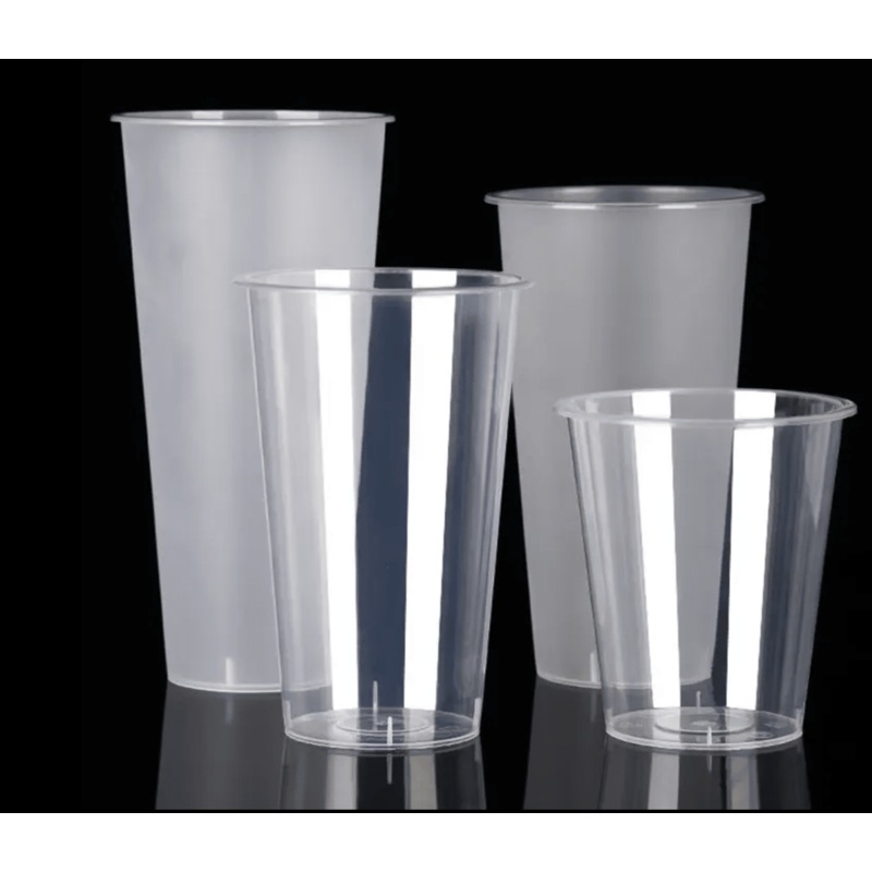 Disposable Plastic Cups with Lid for Hot or Cold Beverages – Plastic Cups with Lids and Disposable Party Cups price