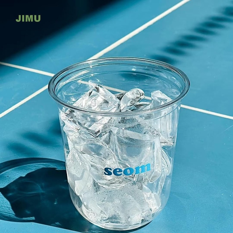 High Transparency Pet Disposable Plastic Cup for Cold Drinks, with Lid – Plastic Blister Packing and Wholesale Pet Cups