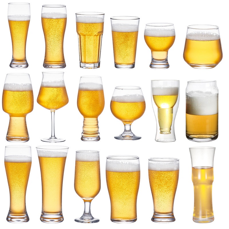 Huahang Wholesale Custom Logo 16oz 480ml Water Drinking Cup Glass Ware Mug Juice Pilsner Pint Beer Glass for Bar Restaurant Event – Beer Glasses and Pint Glasses price