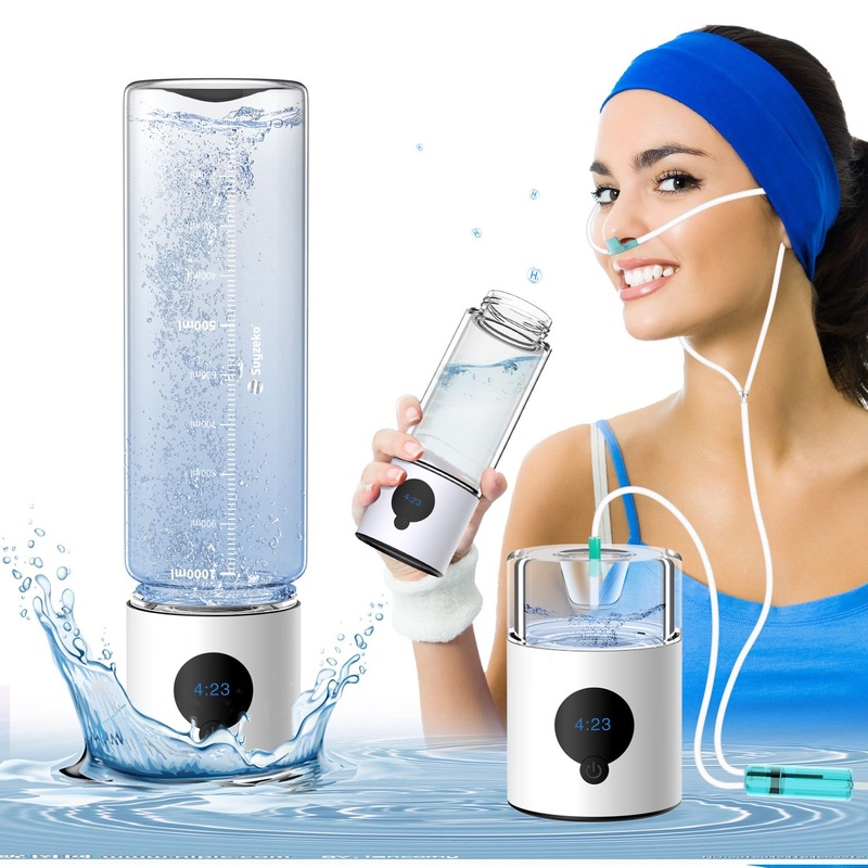 Suyzeko OEM 390ml USB Rechargeable Spe Pem Technology Hydrogen Water Generator Hydrogen Rich Water Bottle – Hydrogen Water Cup and Hydrogen Water Bottle price
