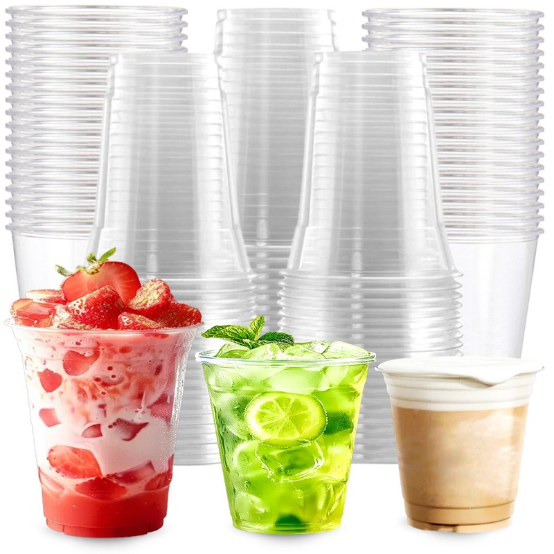 Wholesale Custom Logo Cold Drinking Clear Coffee Juice Disposable Plastic Pet Cup – Pet Cup and Plastic Cup price