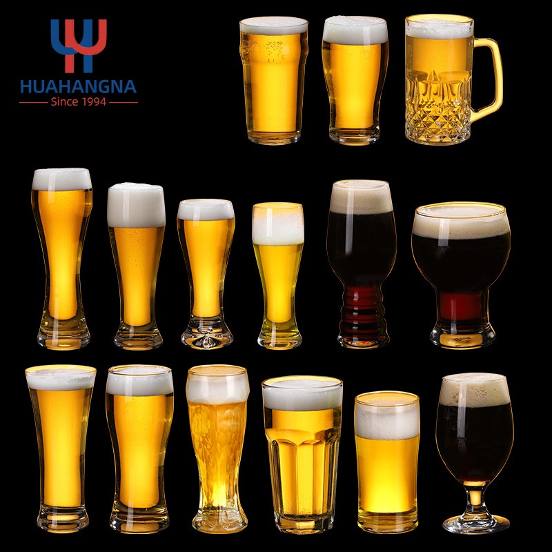 Wholesale Free Sample Custom Durable Pilsener Tumbler Beer Drinking Glassware Glass Beer Stein Mug Heavy Base Pint Glass Cup Ipa Beer Glass for Pub Restaurant – Pint Beer Glass and China Beer Glass Manufacturer price