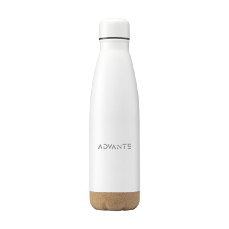 TOPFLASK CORK 470 ML DRINK BOTTLE in White – Promise Promo