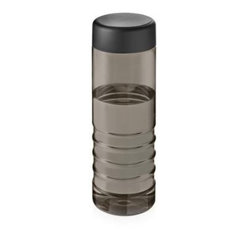 TREBLE SCREW CAP BOTTLE in Heather Charcoal & Black Solid – Promise Promo
