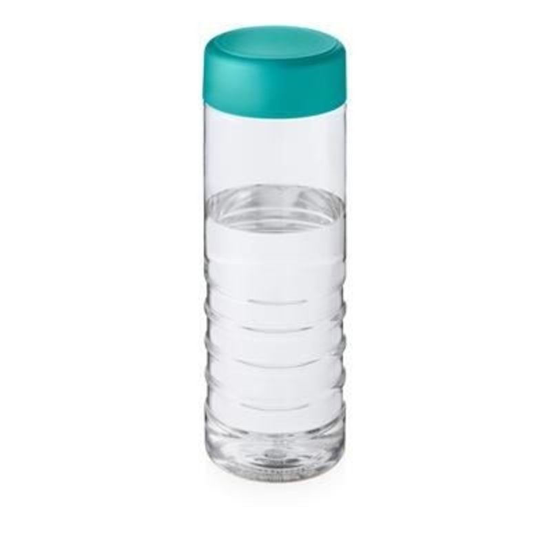 TREBLE SCREW CAP BOTTLE in Transparent & Aqua Blue – Promise Promo