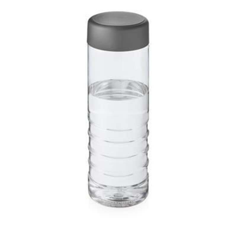 TREBLE SCREW CAP BOTTLE in Transparent & Storm Grey – Promise Promo