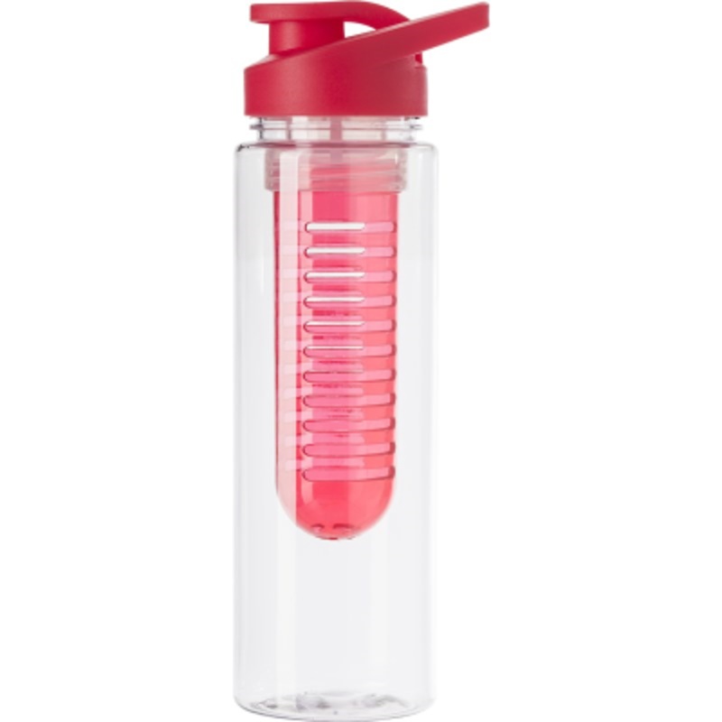TRITAN WATER BOTTLE with Fruit Infuser (700 Ml) in Red – Promise Promo