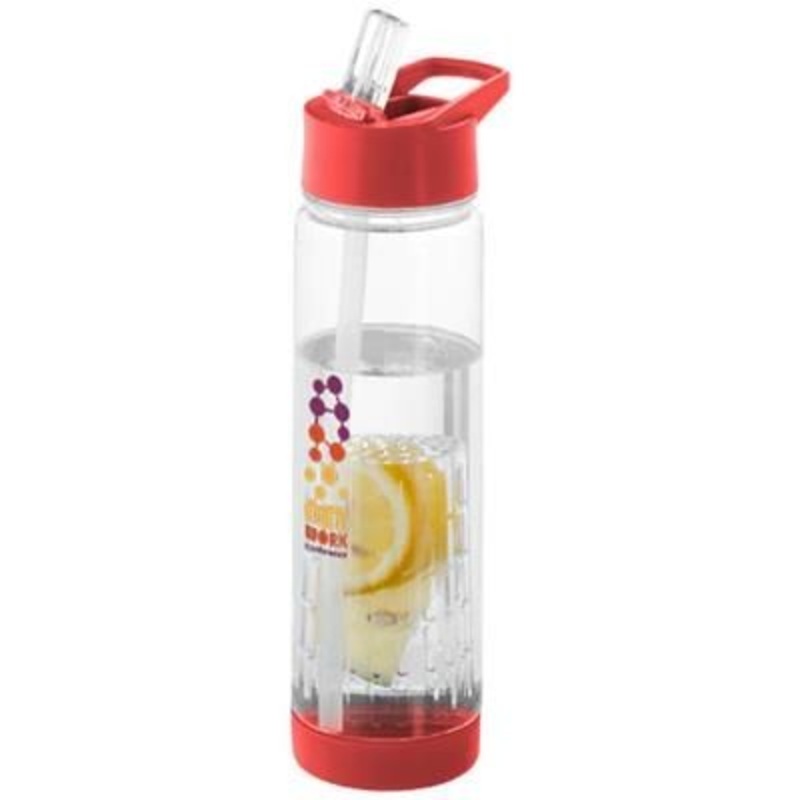 TUTTI-FRUTTI 740 ML TRITANINFUSER SPORTS BOTTLE in Transparent-red – Promise Promo