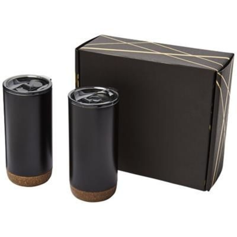 VALHALLA TUMBLER COPPER VACUUM THERMAL INSULATED GIFT SET in Black Solid – Promise Promo