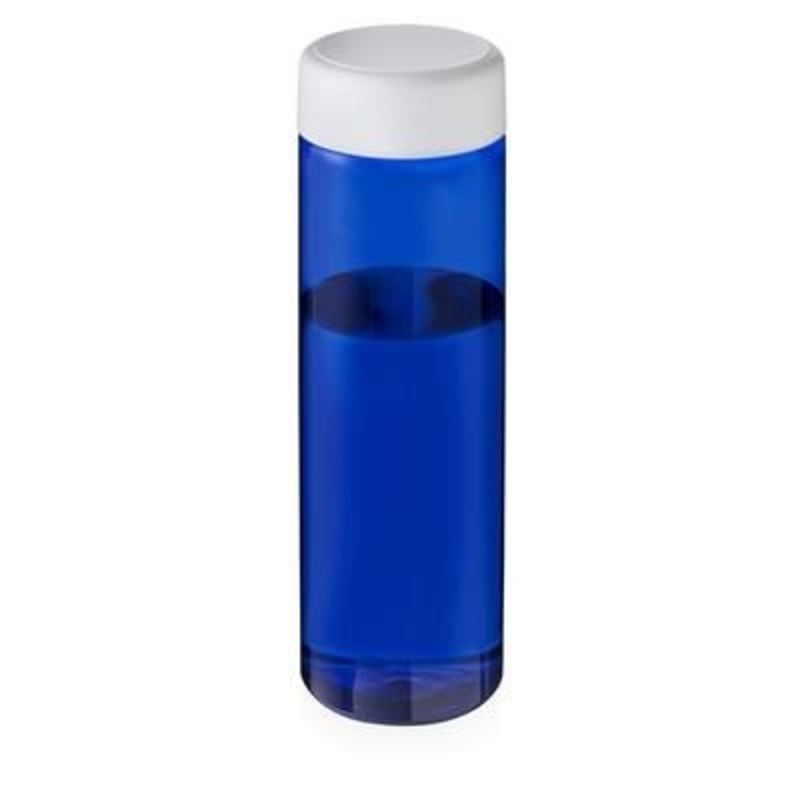 VIBE SCREW CAP BOTTLE in Blue & White Solid – Promise Promo