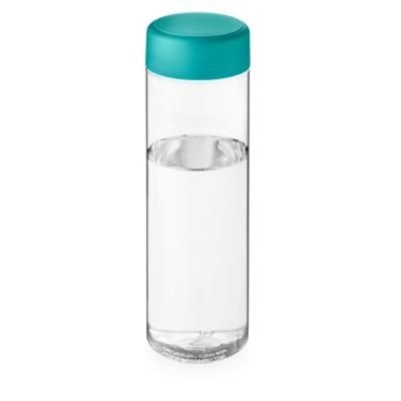 VIBE SCREW CAP BOTTLE in Transparent & Aqua Blue – Promise Promo