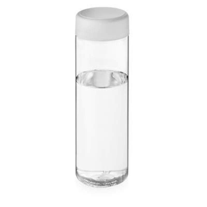 VIBE SCREW CAP BOTTLE in Transparent & White Solid – Promise Promo