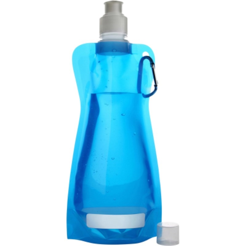 FOLDING WATER BOTTLE (420ML) in Light Blue – Promise Promo