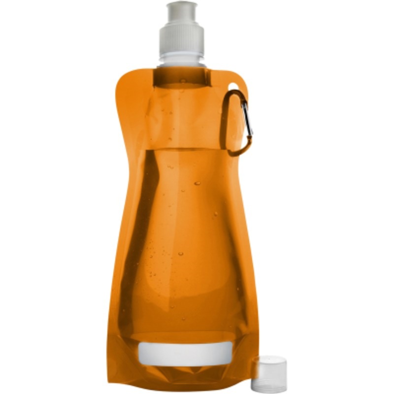 FOLDING WATER BOTTLE (420ML) in Orange – Promise Promo
