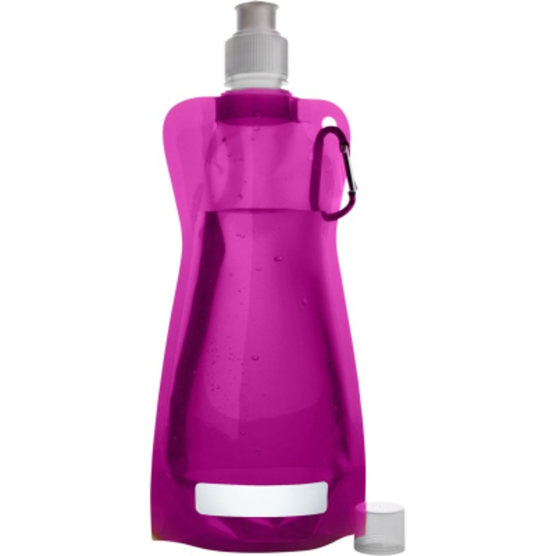 FOLDING WATER BOTTLE (420ML) in Pink – Promise Promo