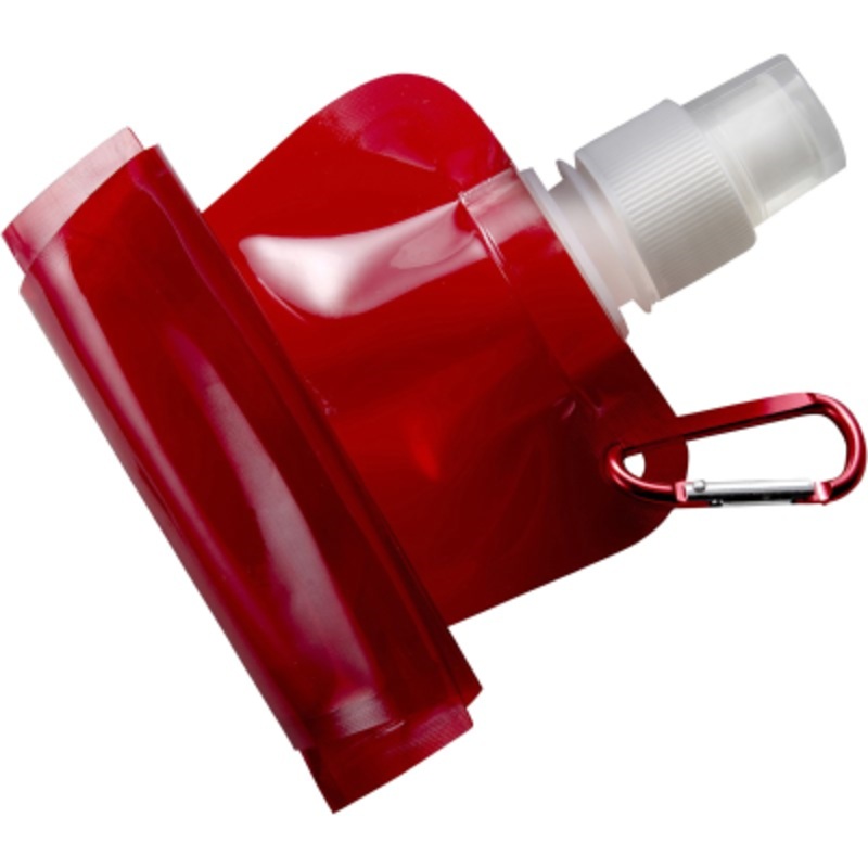 FOLDING WATER BOTTLE (420ML) in Red – Promise Promo