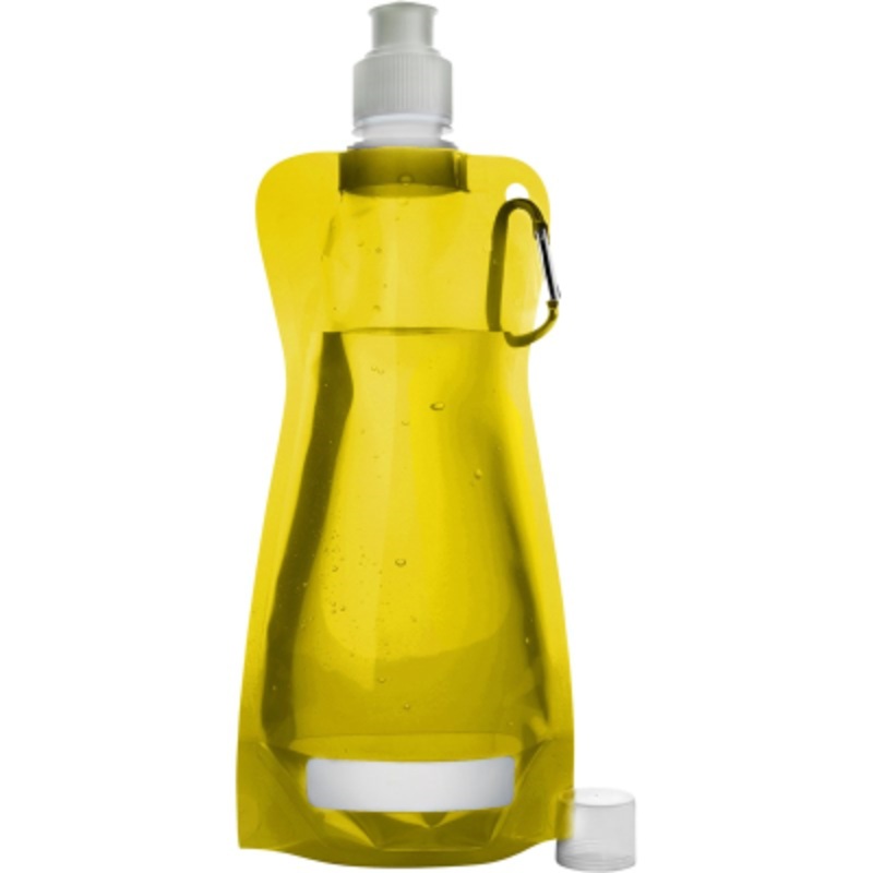 FOLDING WATER BOTTLE (420ML) in Yellow – Promise Promo