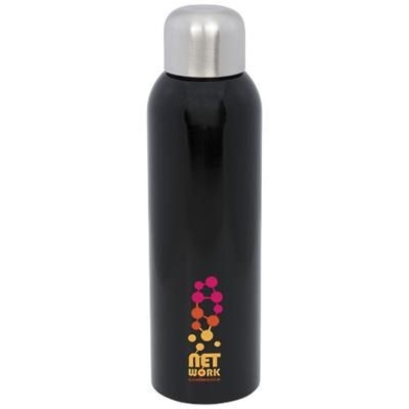 GUZZLE 820 ML SPORTS BOTTLE in Black Solid – Promise Promo