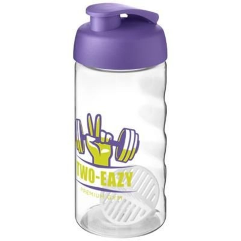 H2O ACTIVE BOP 500 ML SHAKER BOTTLE in Purple & Clear Transparent – Promise Promo