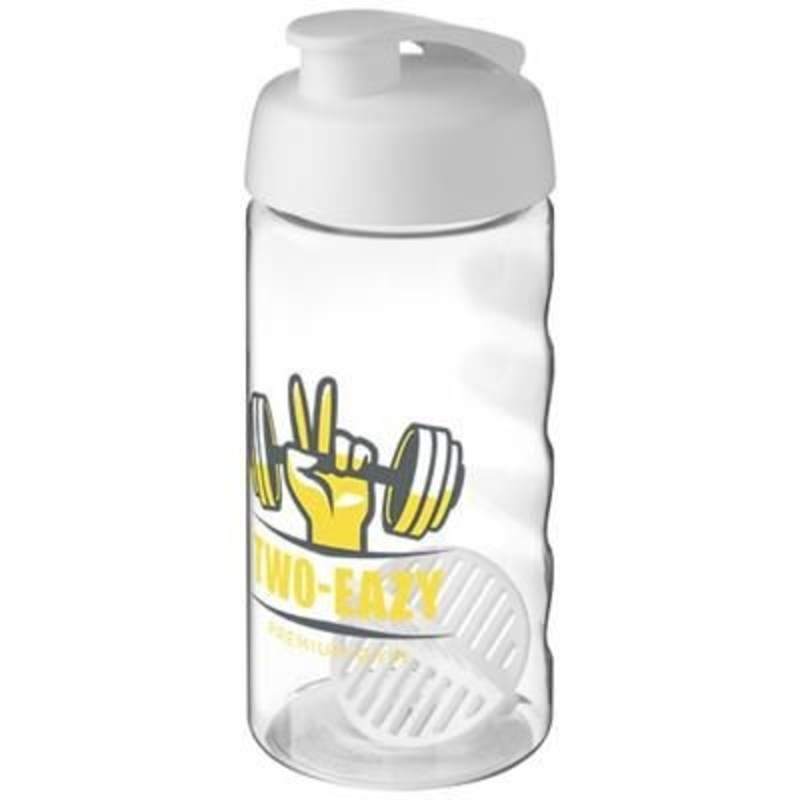 H2O ACTIVE BOP 500 ML SHAKER BOTTLE in White & Clear Transparent – Promise Promo