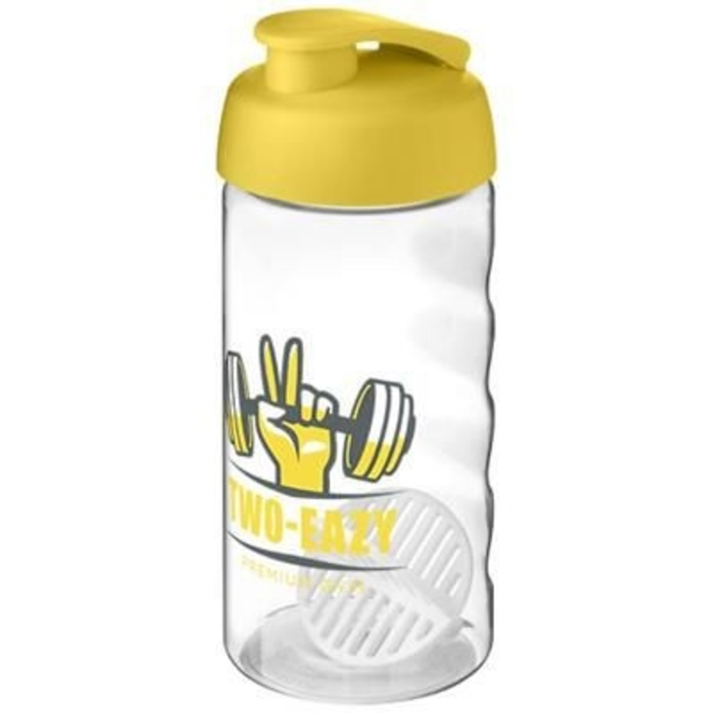 H2O ACTIVE BOP 500 ML SHAKER BOTTLE in Yellow & Clear Transparent – Promise Promo