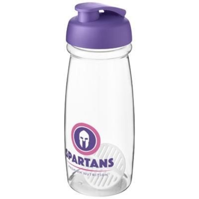 H2O ACTIVE PULSE 600 ML SHAKER BOTTLE in Purple & Clear Transparent – Promise Promo