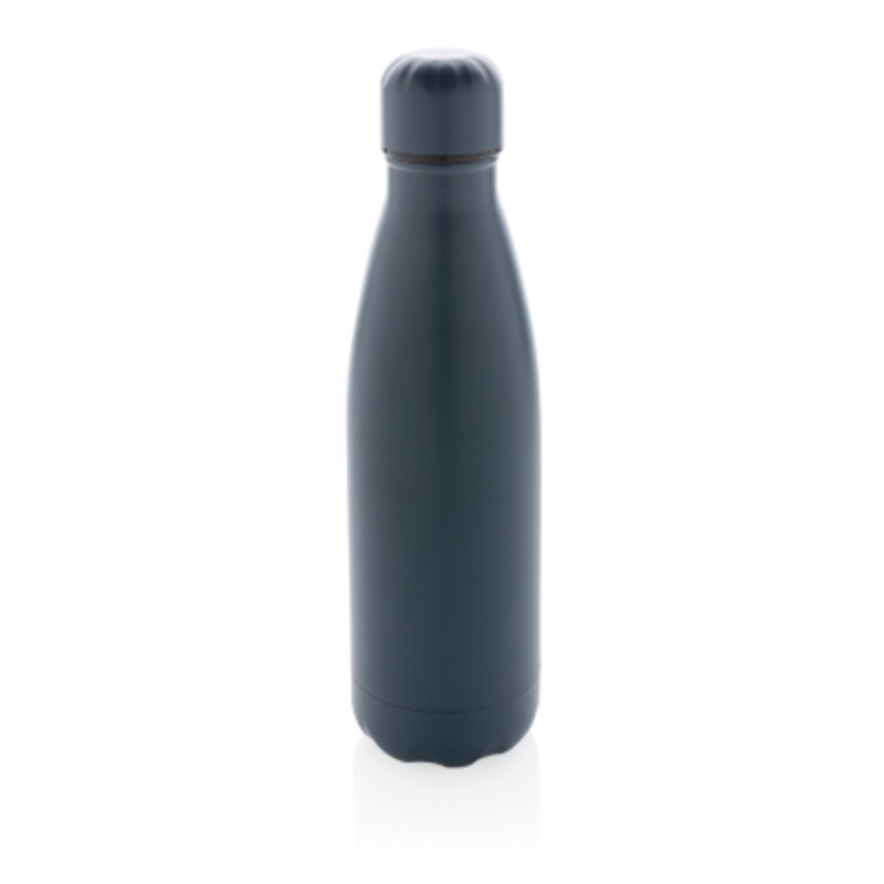 SOLID COLOUR VACUUM STAINLESS STEEL METAL BOTTLE in Blue – Promise Promo