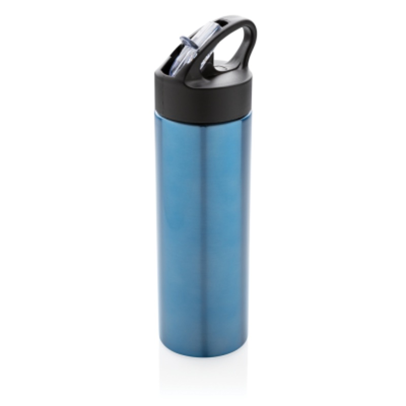 SPORTS BOTTLE with Straw in Blue – Promise Promo