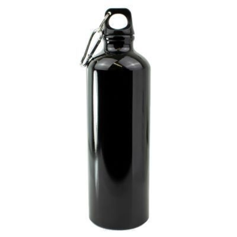 SPORTS WATER BOTTLE ALUMINIUM 750ML in Black – Promise Promo