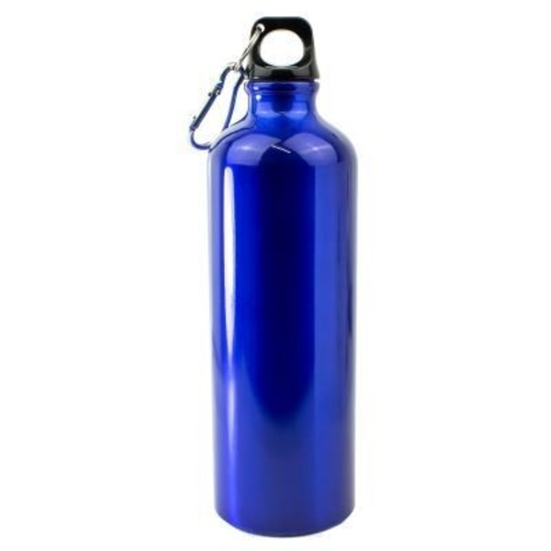 SPORTS WATER BOTTLE ALUMINIUM 750ML in Dark Blue – Promise Promo