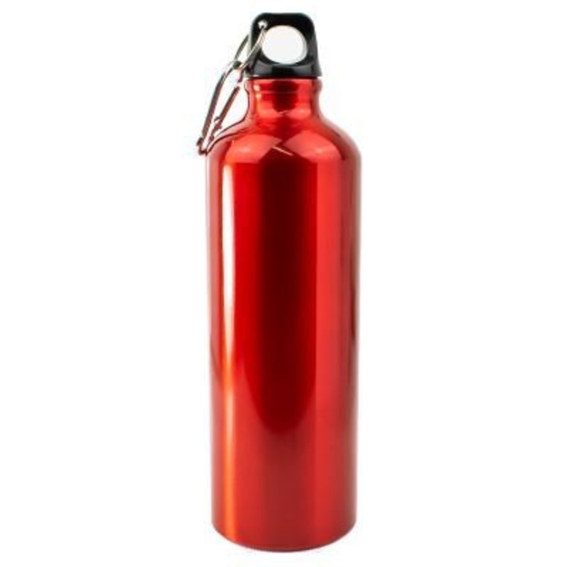 SPORTS WATER BOTTLE ALUMINIUM 750ML in Red – Promise Promo