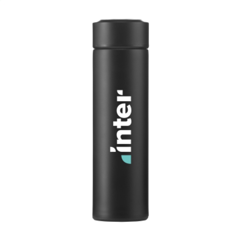 STRAIGHT STEEL BOTTLE DRINK BOTTLE 450 ML in Black – Promise Promo